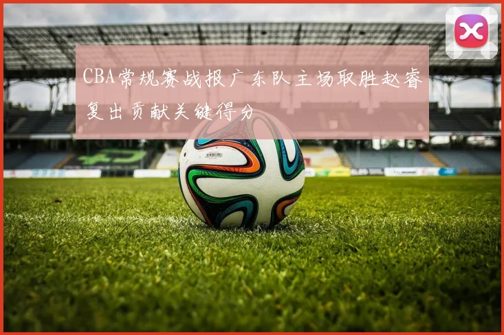 CBA常规赛战报广东队主场取胜赵睿复出贡献关键得分