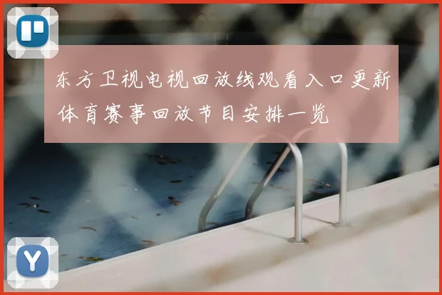 东方卫视电视回放线观看入口更新 体育赛事回放节目安排一览